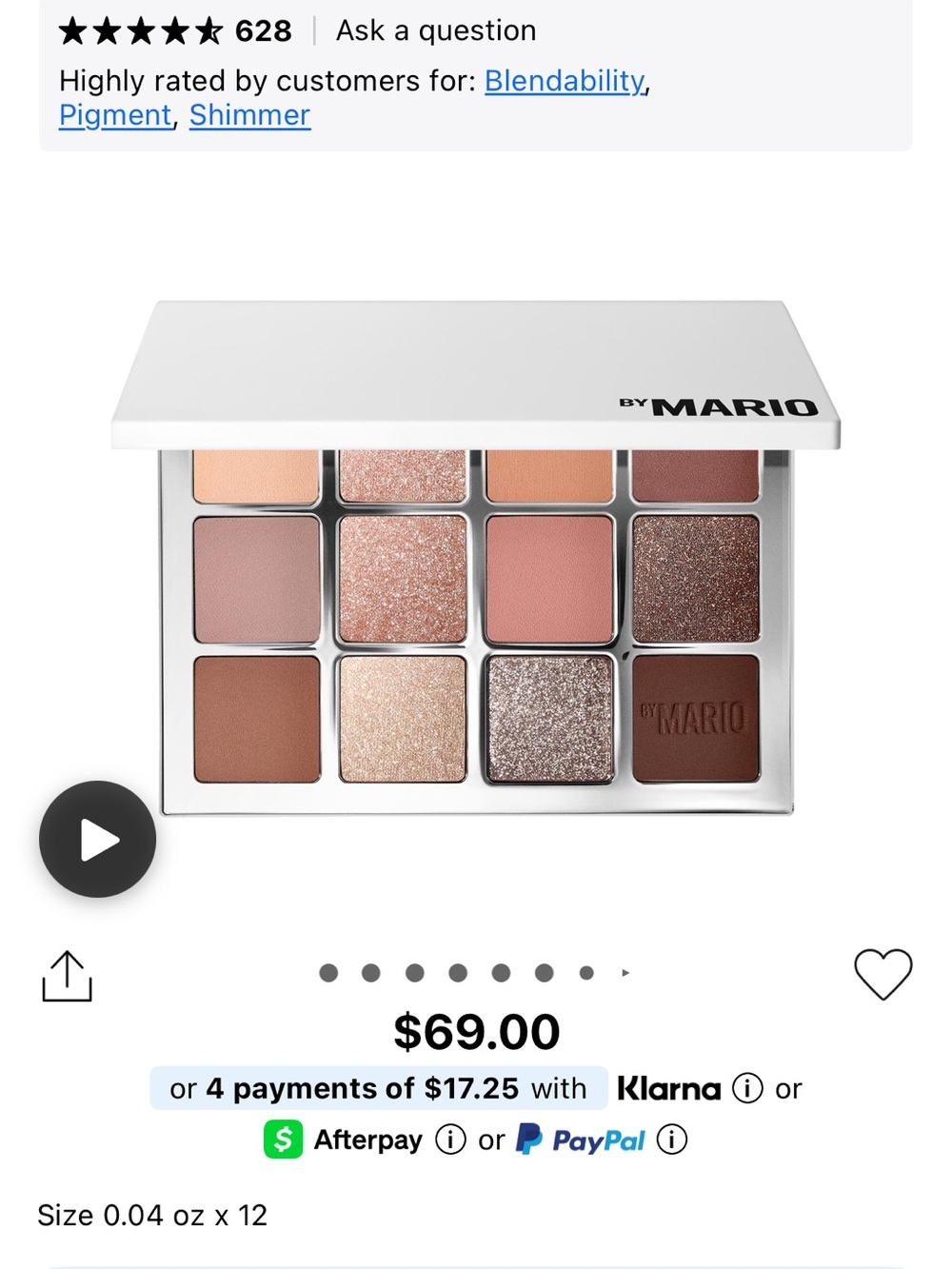 Makeup By Mario Eyeshadow Palette
